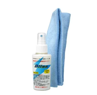 ブリス 80ml プチセット / 初期撥水性のち疎水性 ワックスのような手触りと艶 クロス付き 効果4.5ヶ月 自動車 ガラスコーティング剤 ガラス繊維系ポリマー 洗車