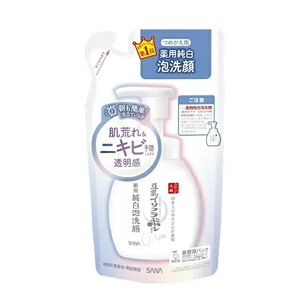 常盤薬品 サナ なめらか本舗 薬用泡洗顔 つめかえ用 180ml【正規品】