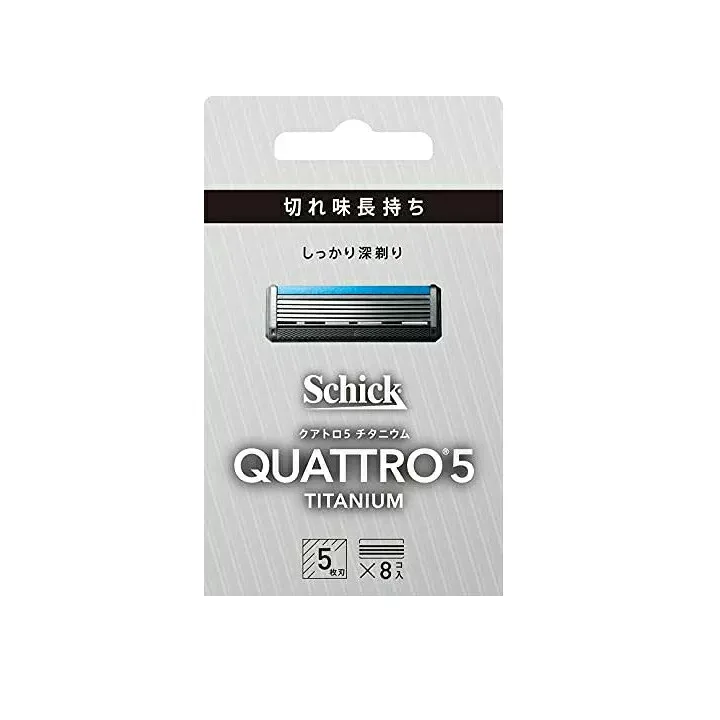 【3個セット】シック クアトロ5 チタニウム替刃 8個入×3個セット 【正規品】【k】【ご注文後発送までに1週間前後頂戴する場合がございます】