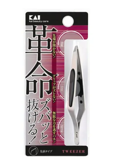 貝印 キャッチャー毛抜き 先斜(1コ入)【正規品】【mor】【ご注文後発送までに2週間前後頂戴する場合がございます】【t-12】