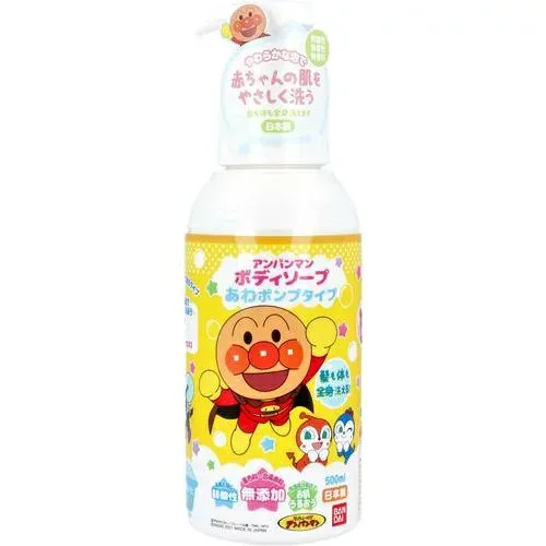 バンダイ 無添加ボディソープ あわポンプタイプ アンパンマン(500ml)【正規品】
