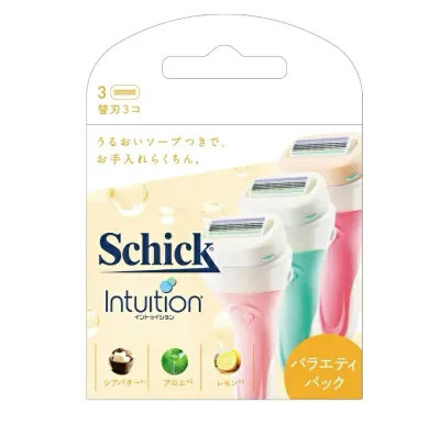 【5個セット】 シック イントゥイション バラエティパック 替刃(3個入)×5個セット 【正規品】【k】【mor】【ご注文後発送までに2週間前後頂戴する場合がございます】【t-6】