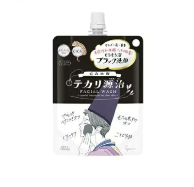 コーセー クリアターン 毛穴小町 テカリ源治 もちもちブラック洗顔(120g)【正規品】【t-8】