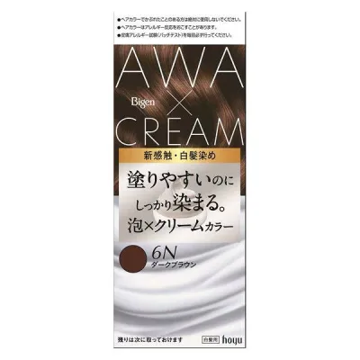 【27個セット】【1ケース分】ビゲン 泡クリームカラー 6N ダークブラウン(1セット)×27個セット 1ケース分 【正規品】