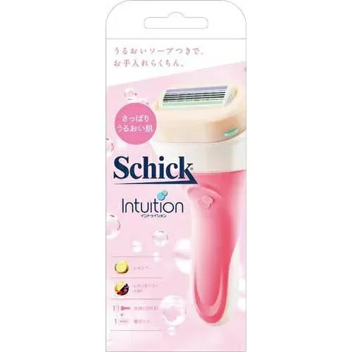 【60個セット】【1ケース分】 シック イントゥイション さっぱりうるおい肌 ホルダー 刃付き+替刃1個(1セット)×60個セット 1ケース分 【正規品】【dcs】【k】【ご注文後発送までに1週間前後頂戴する場合がございます】