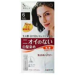 【27個セット】【1ケース分】 サロンドプロ 無香料ヘアカラー 乳液 白髪用 6 ダークブラウン(1セット)×27個セット 1ケース分 【正規品】【dcs】