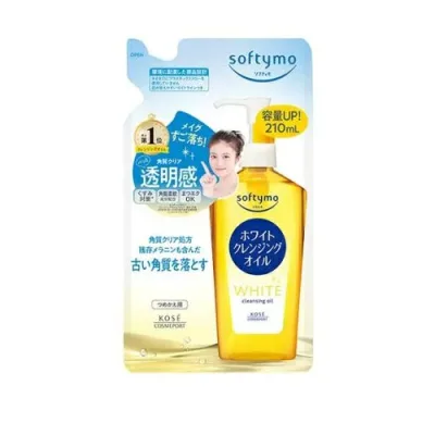 コーセー ソフティモ ホワイト クレンジングオイル つめかえ(210ml)【正規品】