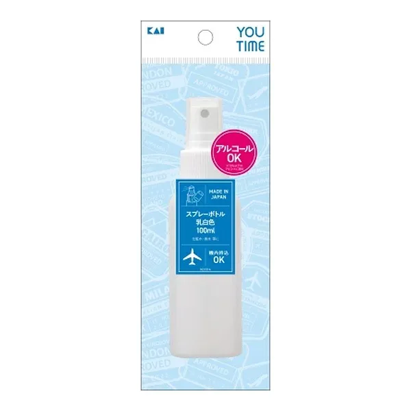 【10個セット】貝印 YOU TIME スプレーボトル 乳白色 空ボトル KC1314 100ml×10個セット 【正規品】【k】【mor】【ご注文後発送までに1週間前後頂戴する場合がございます】