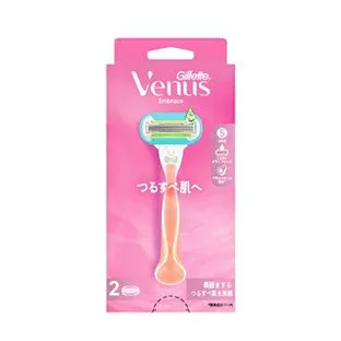 ジレット ヴィーナス エンブレイス つるすべ肌へ 女性用 カミソリ(1セット)【正規品】【mor】【ご注文後発送までに2週間前後頂戴する場合がございます】