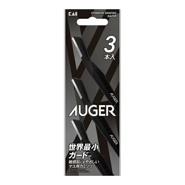 【200個セット】【1ケース分】貝印 AUGER アイブロー シェイピングレザー×200個セット 1ケース分【正規品】【k】【ご注文後発送までに2週間前後頂戴する場合がございます】