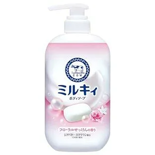 【5個セット】 ミルキィボディソープ フローラルせっけんの香り ポンプ(500ml)×5個セット【正規品】