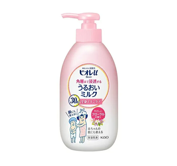 【10個セット】 ビオレu 角層まで浸透する うるおいミルク やさしいフローラルの香り(300mL)×10個セット【正規品】