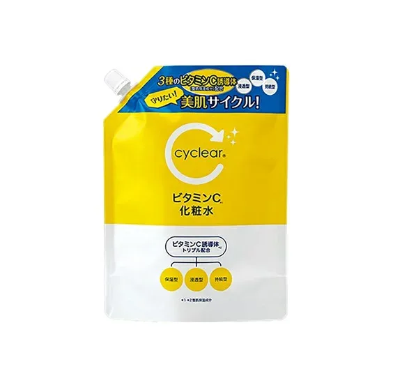 【5個セット】 熊野油脂 サイクリア ビタミンC 化粧水 詰替(500ml)×5個セット【正規品】【ori】