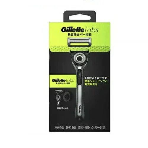 P&G ジレット Gillette Labs 角質除去バー搭載 本体+替刃(1セット)【正規品】【mor】【ご注文後発送までに2週間前後頂戴する場合がございます】