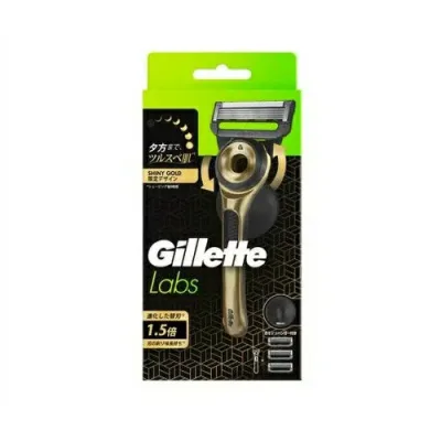 【24個セット】【1ケース分】 P&G ジレットラボ 角質除去バー搭載 カミソリ シャイニーゴールド(1セット)×24個セット 1ケース分【正規品】【mor】【ご注文後発送までに2週間前後頂戴する場合がございます】