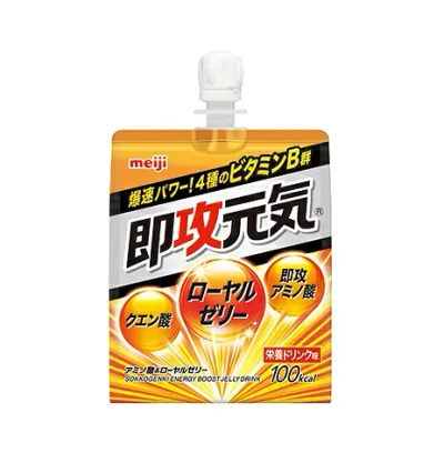 【30個セット】 明治 即攻元気ゼリー アミノ酸&ローヤルゼリー(180g)×30個セット【正規品】※軽減税率対象品