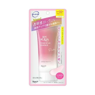 【5個セット】 ロート スキンアクア トーンアップUVエッセンス ピンク(70g)×5個セット【正規品】