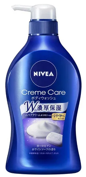 【バス用品】Kao(花王)NIVEA(ニベア)クリームケア ボディウォッシュ本体 480ml ヨーロピアンソープの香り【590】