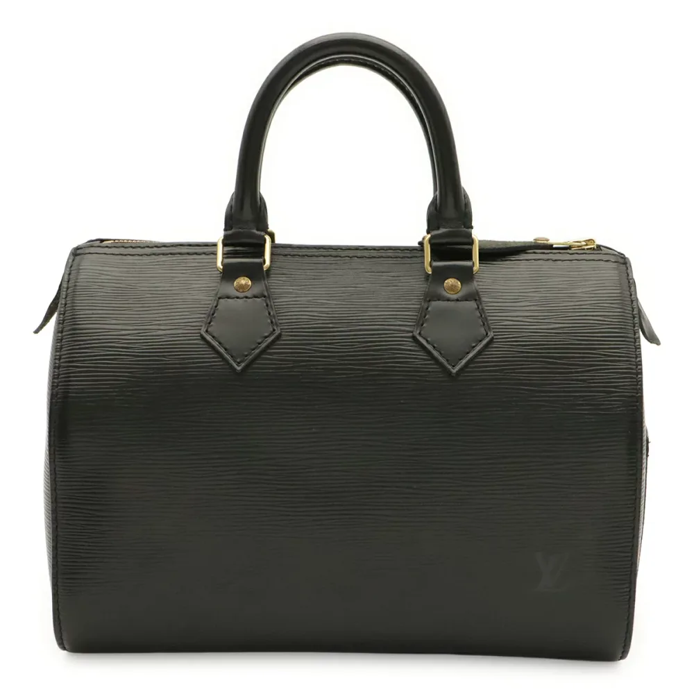 LOUIS VUITTON ルイ ヴィトン エピ スピーディ25 ハンドバッグ ミニボストンバッグ ノワール 黒 ブラック ゴールド金具 M59032 【中古】