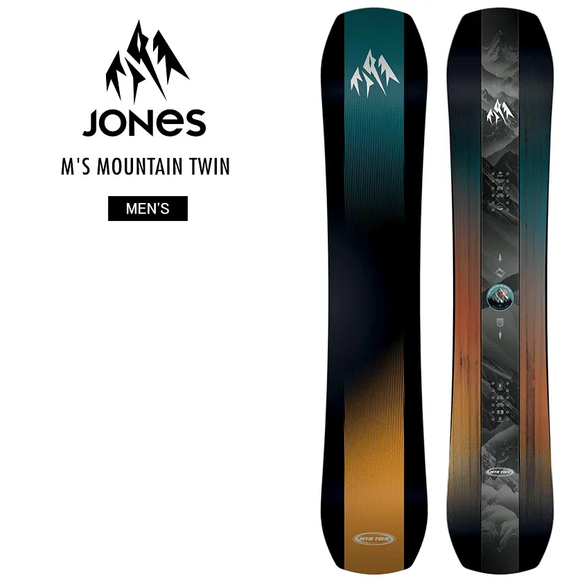 【無料ワックスサービス有】早期予約 JONES ジョーンズ M'S MOUNTAIN TWIN メンズ マウンテンツイン 26-27 2027 スノーボード 板