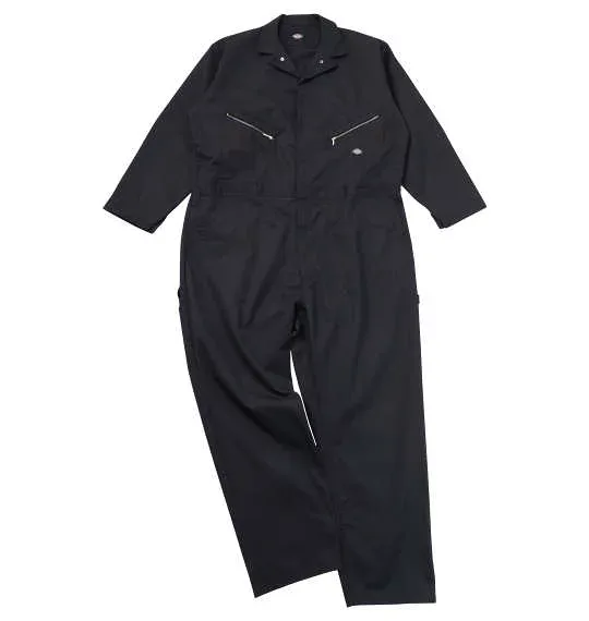大きいサイズ メンズ DICKIES 48799 長袖 カバーオール ブラック 1274-4301-2 2XL 3XL 4XL
