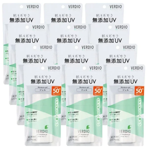 近江兄弟社 メンターム ベルディオ UVモイスチャージェルN 80g ×12【12個セット】SPF50 PA++++ 日焼け止め 無添加 低刺激 ウォータープルーフ