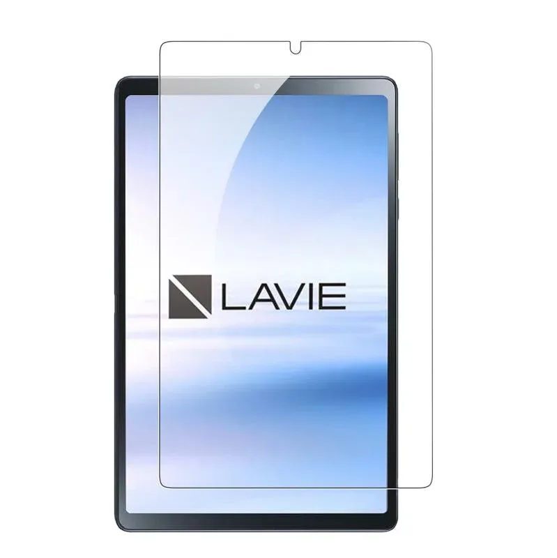 【1枚セット】NEC LAVIE Tab T8 (T0855/KAS, TAB08/H05) 用 フィルム KONXISA タブレット 8.7インチ ガラスフィルム 高透過率 9H硬度 傷防止 飛散防止 2.5D 自動吸着 気泡ゼロ 指紋防止