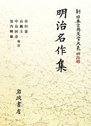明治名作集 新日本古典文学大系 明治編30