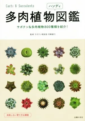 多肉植物ハンディ図鑑 サボテン&多肉植物800種類を紹介!