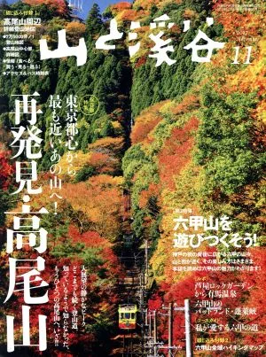 山と渓谷(2017年11月号) 月刊誌