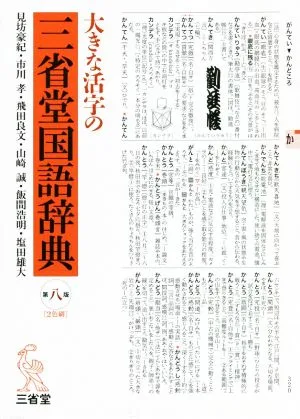 大きな活字の三省堂国語辞典 第八版 2色刷