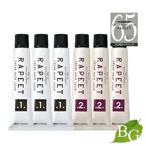 【送料無料】イリヤ ラピート クリームヘアカラー (65) 自然な黒褐色 各60g×3本入