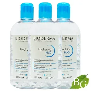 【即日発送】【送料無料】ビオデルマ イドラビオ H2O クレンジング 500mL×3本セット 【並行輸入品】