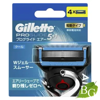 【送料無料】ジレット プログライド エアー 電動タイプ カミソリ 替刃4個入
