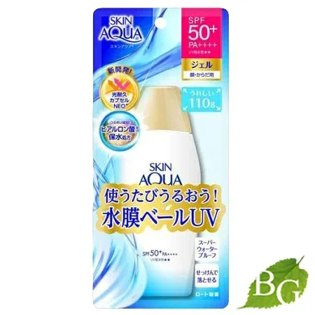 【送料無料】ロート製薬 スキンアクア スーパーモイスチャージェル SPF50+ PA++++ 110g