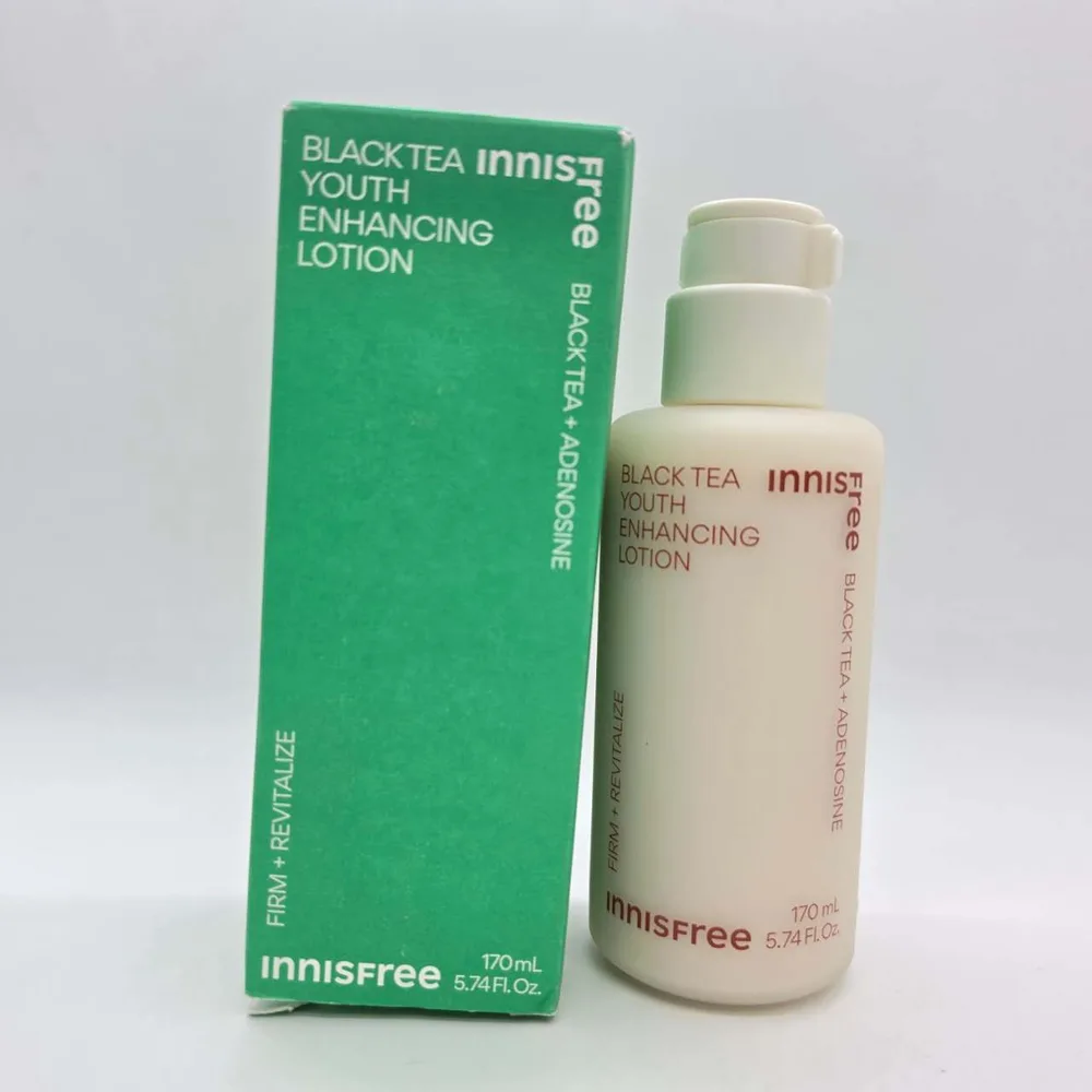 イニスフリー(Innisfree) ブラックティー ユース ローション 170ml - 正規品 保湿 しっとり 弾力 ツヤ うるおい エイジングケア 紅茶 乾燥肌 韓国コスメ