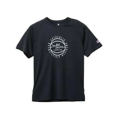 champion チャンピオン SHORT SLEEVE T-SHIRT CK-EB315 ブラック ウェア(メンズ・ユニ)