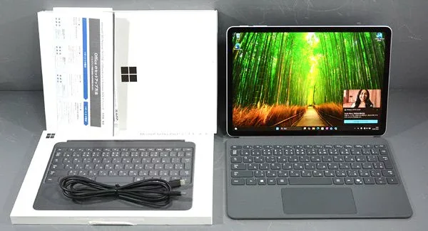 元箱、キーボード付 Microsoft マイクロソフト Surface Pro EP2-27651 Win 11 Snapdragon X Plus 16GB 256GB タブレットPC 美品
