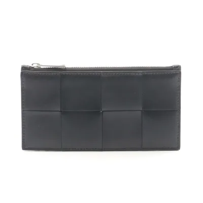 【2,500円OFFクーポン対象 10/13 10時〜10/19 9:59】ボッテガヴェネタ BOTTEGA VENETA カセット コインケース カードケース アクセサリー レザー メンズ ブラック系 749460VBWD38803 【新品】