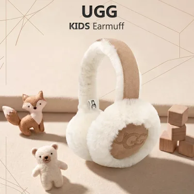 アグ UGG Embroidered Logo Earmuff KIDS イヤーマフ 耳当て 103188-CHE キッズ チェスナット 子供 かわいい 冬 スキー スノボ