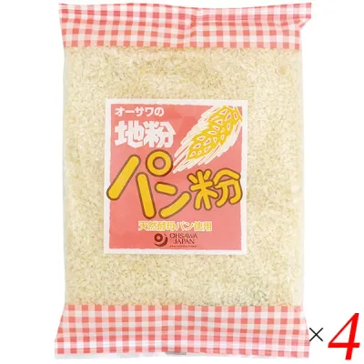 パン粉 国産 オーサワの地粉パン粉 150g 4個セット