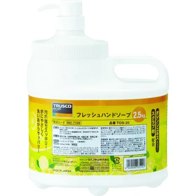 【あす楽対応・送料無料】TRUSCO フレッシュハンドソープECO 2.5L本体