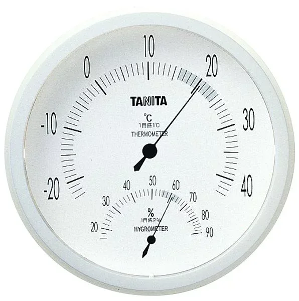 (LINEクーポン有)タニタ(TANITA) TT492WH アナログ温湿度計 Nホワイト TT492NWH