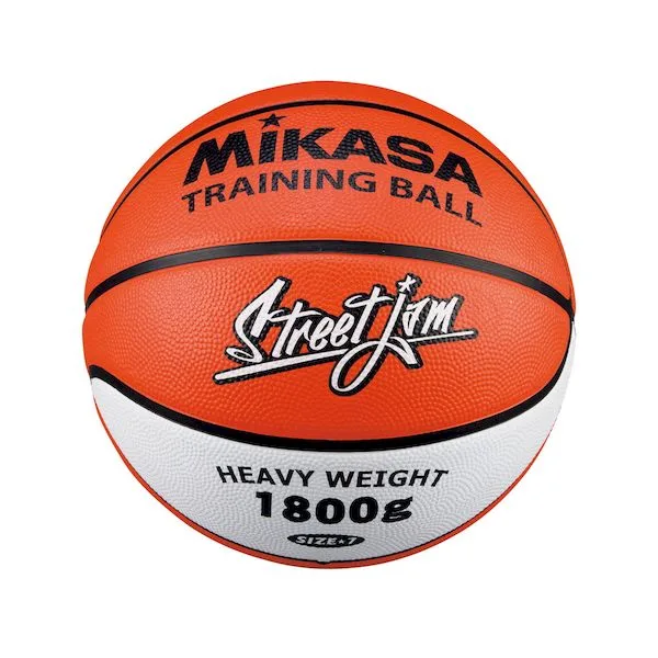ミカサ MIKASA 4907225044924 B7JMTR−O バスケット トレーニング1.8kg ゴム オレンシ/白 バスケットボール