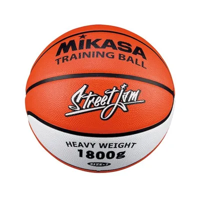 ミカサ MIKASA 4907225044924 B7JMTR−O バスケット トレーニング1.8kg ゴム オレンシ/白 バスケットボール