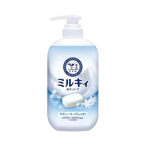 ミルキィボディソープ 本体 500ml011648【牛乳石鹸共進社】