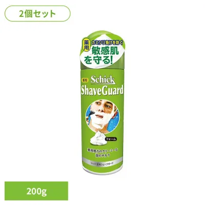 【2個セット】シック 薬用シェーブガード シェービングフォーム 200g シック カミソリ ケア シェービング フォーム シック