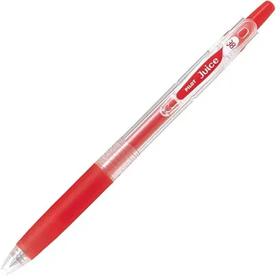 パイロット ゲルインキボールペン ジュース超極細 0.38mm レッド LJU-10UF-R
