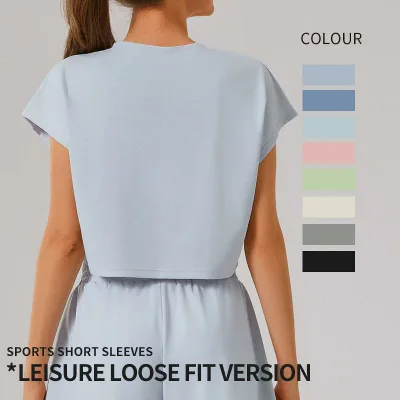 Women's Yoga Wear, Sleeveless T-Shirt, Sports Top, Quick Dry, Running Wear, Pilates, Plain, Stretchy, Loose, Slim Fit, Training, Spring/Summer