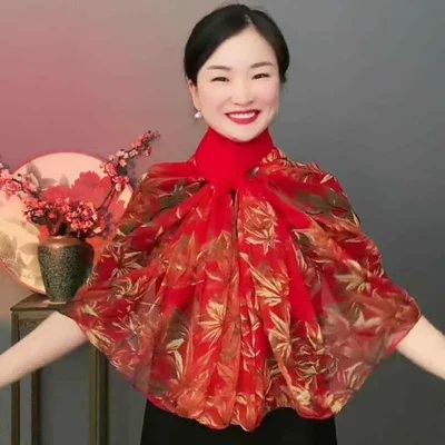 ストール スカーフ レディース UVカット 日焼け止め 大判 薄手 春夏 秋冬 冷房対策 旅行 ショール 紫外線対策 花柄2